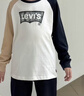 Levi's李維斯兒童長(zhǎng)袖T恤男童女童衛(wèi)衣2025秋裝新款童裝正品官方 明亮白 150 /72 【建議身高140-152cm】 曬單實(shí)拍圖