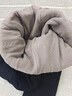 莫代爾棉褲女冬季外穿加絨加厚打底褲高腰顯瘦東北特厚保暖褲女大碼 2101灰色 L【建議110-130斤】 曬單實(shí)拍圖