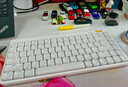 洛斐（Lofree）小順青春版84鍵無(wú)線(xiàn)機械鍵盤(pán)矮軸三模Gasket鍵盤(pán) 白色輕靈 曬單實(shí)拍圖