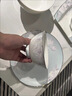 景融德鎮(zhèn)骨瓷碗碟套裝家用餐具整套輕奢金邊陶瓷碗具喬遷碗盤子禮盒 月光曲60頭配公主煲【紅彩盒裝】 曬單實(shí)拍圖