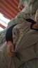 米婭琳 產(chǎn)后哺乳衣上衣外出服時(shí)尚款長(cháng)袖喂奶衣春夏季哺乳期T恤春裝新款 灰色 XL（適合110-130斤） 曬單實(shí)拍圖