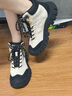 Jeep吉普馬丁靴女戶(hù)外厚底增高短靴2025新款登山鞋英倫風(fēng)高幫雪地靴女 黑灰色 37 曬單實(shí)拍圖