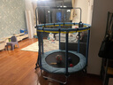 曼迪卡威蹦蹦床室內家用兒童1-3-10歲寶寶砰砰跳跳床小孩蹭蹭床玩具禮物 1.2米 扶手單杠款藍承重700斤 加厚護網(wǎng)/吸盤(pán)靜音防滑腿 曬單實(shí)拍圖