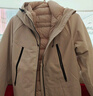 森馬（Semir）防護外套|羽絨服女三防防雨防風(fēng)三合一2024冬兩件套109724113008 曬單實(shí)拍圖