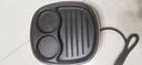 揚子多功能早餐機迷你煎蛋烙餅鍋三明治機單面煎蛋器家用多功能二合一電餅鐺一人食壓烤機烤面包機 單面雙孔+煎烤盤(pán) 曬單實(shí)拍圖