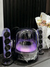 哈曼卡頓Soundsticks 5 音樂(lè )水晶5代玄光版丁禹兮桌面藍牙音箱家用藍牙音響水晶5黑色居家藝術(shù)音響七夕禮物 玄光版 曬單實(shí)拍圖