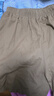【純棉高腰】顯瘦女褲薄款百搭大碼休閑小個(gè)子五分褲夏季闊腿褲 焦糖色 3XL 【建議140-165斤】 曬單實(shí)拍圖
