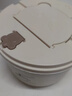 胖東來316不銹鋼泡面碗帶蓋宿舍用學(xué)生個(gè)人保溫飯碗食堂打飯專用拌面碗 奶白色【316】1300ML+餐具 曬單實(shí)拍圖