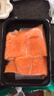 京鮮送新疆三文魚(yú)刺身大腹中段冰鮮速凍切片國產(chǎn)三文魚(yú)整條即食海鮮現切 三文魚(yú)去皮凈重 350g -400克裝 曬單實(shí)拍圖