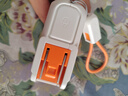 Berf【充電寶3c認(rèn)證】自帶線插頭磁吸式大容量無線快充便攜五合一適用蘋果16手機(jī)國標(biāo)移動(dòng)電源可上飛機(jī) 米橙頂配|10000mAh|AC插頭+自帶線+磁吸 曬單實(shí)拍圖