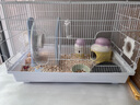越瑞澤倉鼠籠子金絲熊籠子超大豪華別墅跑輪倉鼠窩夏天小倉鼠玩具用品 白色豪華款3件套【47*30*30cm】 【升級加密間距-耐啃咬防偷溜】 曬單實(shí)拍圖