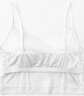 無(wú)印良品（MUJI）女式 萊賽爾短款帶罩杯吊帶衫 帶胸墊女款 25年夏季背心 細(xì)肩帶 白色 M （160/84A） 曬單實(shí)拍圖