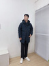 波司登（BOSIDENG）25新款冬季羽絨服90絨男短款厚實(shí)休閑通勤百搭外套B250245105 墨石藍(lán)|5984 M 175/96A 體重約130-140斤 曬單實(shí)拍圖