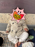 babylove嬰兒保暖套裝秋冬季純棉男女寶寶上衣褲子夾棉加厚兩件套棉服冬裝 曬單實(shí)拍圖