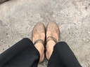 潔麗雅洞洞鞋女款老人防滑拖鞋夏季外穿2025新款沙灘果凍鞋包頭媽媽涼鞋 茶金 (防滑升級款穿的更放心) 38 【標準碼】 曬單實(shí)拍圖
