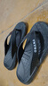 踩屎感EVA人字拖男款夏季厚底沙灘涼拖防滑夾腳軟底男士拖鞋 黑色 40 -41碼（適合39-40腳） 曬單實(shí)拍圖