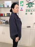 LISCN毛呢大衣女秋冬季新款顯瘦氣質(zhì)加厚呢子外套加大碼中長款休閑上衣 灰色【優(yōu)品質(zhì)量】 L 100-120斤 曬單實(shí)拍圖