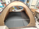 牧高笛（MOBIGARDEN）  冷山帳篷  戶外徒步露營防風(fēng)防雨大空間雙層三季鋁桿帳篷 四人/晨霧白A 曬單實(shí)拍圖