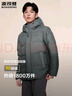 波司登（BOSIDENG）【反季】羽絨服新國(guó)標(biāo)90絨男短款新升級(jí)版型高包容連帽保暖外套 暗灰漸變9M32 2XL 190/108A 曬單實(shí)拍圖