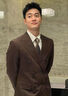 SKARO【320g法蘭絨】威爾士親王格西裝男士商務(wù)正裝西服套裝 淺咖SKG321A（兩件套） 44 碼上衣【西褲尺碼請備注】 曬單實(shí)拍圖