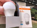 FSL佛山照明LED球泡5.5W大口G45節(jié)能燈泡E27白光6500K明珠三代 曬單實(shí)拍圖
