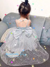 奧特曼童裝洛麗塔公主裙女童連衣裙秋裝新款兒童裙子小女孩婚紗生日禮服 單裙子 120 建議110-120cm6-7歲 曬單實拍圖