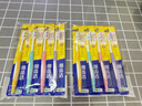 獅王（Lion）細齒潔0.01彈力護齦牙刷4支軟毛深入清潔彈力刷柄成人家庭裝 曬單實(shí)拍圖