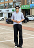 TOMMY HILFIGER【通勤小格紋】25新款秋冬男純棉商務(wù)休閑長袖襯衫外套40528 棕綠格紋0N5 40 曬單實(shí)拍圖