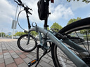 大行（DAHON）P10折疊自行車(chē)20英寸10速鋁合金男女運動(dòng)通勤V剎折疊車(chē)PAA003 消光灰藍 曬單實(shí)拍圖