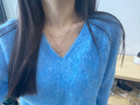 老鳳祥蛇骨鏈黃金項鏈素鏈足金時(shí)尚金鏈子純金送女友老婆七夕節生日禮物 蛇骨鏈(約2.3g) 曬單實(shí)拍圖