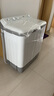 海爾（Haier）雙桶洗衣機(jī)半自動(dòng)自動(dòng)家用 10公斤大容量 家電國(guó)家補(bǔ)貼 以舊換新 雙缸XPB100-729S原廠品質(zhì)  曬單實(shí)拍圖