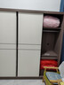 全友家居 現代簡(jiǎn)約家具三門(mén)移門(mén)衣柜小戶(hù)型推拉門(mén)儲物收納落地柜子 曬單實(shí)拍圖