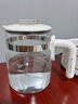 摩飛電器（Morphyrichards）全玻璃養(yǎng)生壺家用燒水壺多段控溫電熱水壺極速風冷恒溫壺沖奶泡奶機MR5602 1.2L 椰奶白 曬單實拍圖