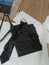 羅蒙高端免燙抗皺西服套裝男士商務(wù)休閑婚禮正裝西服外套上衣服男裝 黑色(西服+西褲+襯衫+大禮包) 4XL 曬單實(shí)拍圖