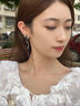 雅倫迪爆閃蝴蝶耳飾女銀耳釘耳墜長(cháng)款流蘇耳環(huán)2025新款爆款高級感輕奢 曬單實(shí)拍圖