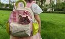 UEK幼兒園兒童1-3-5歲男女童卡通寶寶書(shū)包萌寵雙肩背包兔圓圓背包 曬單實(shí)拍圖