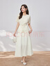 IEF/愛依服時尚套裝2025夏季新款法式溫婉淑女氣質(zhì)通勤風(fēng)上下套裙 杏 XL 曬單實拍圖