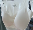 貓人2件少女內(nèi)衣二三階段兒童內(nèi)衣女背心發(fā)育期初高中生學(xué)生運(yùn)動文胸 牙白+淺水藍(lán) 2件 【透氣舒適無痕】 155 (L) 建議：90-110斤 曬單實(shí)拍圖