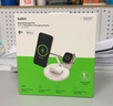貝爾金（BELKIN）蘋果三合一無線充電器 Qi2認(rèn)證可MagSafe磁吸快充桌面支架 蘋果手機(jī)15W 手表充電器 WIZ023白 曬單實(shí)拍圖