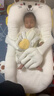 貝初眾斜坡枕嬰兒床中床斜坡墊嬰兒喂奶拍睡神器防吐奶防驚跳安撫手掌 陽(yáng)光小獅【電動(dòng)拍打】7A級抗菌防螨 四檔調節/自帶固定枕/可拆洗 曬單實(shí)拍圖