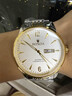 勞力士王子瑞士名牌手表男士全自動(dòng)機械表超薄金表防水夜光新款商務(wù)通用男表 鋼帶間金 40mm 曬單實(shí)拍圖
