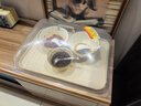 透明蓋子長(cháng)方形食品蓋擺攤塑料蓋面包蛋糕熟食展示罩保鮮蓋防塵罩 長(cháng)48*寬35*高16.5cm 曬單實(shí)拍圖