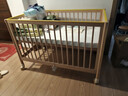 babycare 嬰兒床移動 0-3歲寶寶實木嬰兒床拼接大床 多功能嬰兒床 新生兒 省心帶娃三件套【床+尿布臺+床墊】 曬單實拍圖