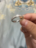 DRAGBOLL鉑金對戒PT950情侶對戒純銀戒指結婚求婚紀念日送女友生日禮物 輕奢款-星河情侶女戒【活口自由調節】 曬單實(shí)拍圖