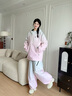 Gsou SNOW滑雪服女保暖2025新款防水寬松單板雪服雪褲男士外套專(zhuān)業(yè)滑雪裝備粉紅色 男女同款M 曬單實(shí)拍圖