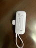 品勝【3C認(rèn)證】膠囊充電寶自帶線小巧便攜4500毫安可上飛機高鐵支架快充移動電源適用蘋果華為小米紫 曬單實拍圖