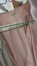 茵曼2025夏季女裝新款歐若風(fēng)圓領(lǐng)抽褶棉質(zhì)混紡短袖氣質(zhì)連衣裙 淺粉色M 曬單實(shí)拍圖