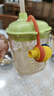 babycare兒童牛奶杯1-3歲-6歲寶寶喝奶瓶PPSU直飲泡奶吸管水杯-滿杯330ml 曬單實(shí)拍圖
