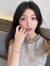 BJYL海洋之心項鏈女士手鏈套裝小眾時尚首飾品情人節(jié)生日禮物送女朋友 項鏈+手鏈【蝴蝶禮盒】 曬單實拍圖