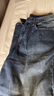 Levi's李維斯25年秋冬新款男士美式休閑BAGGY寬松闊腿直筒牛仔褲 深藍色 31 (32) 曬單實(shí)拍圖